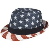 2x Amerika USA verkleed hoeden voor volwassenen - Amerika feesthoed - Verkleedaccessoires