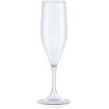 Juypal Champagneglas - 12x - Transparant - Kunststof - 150 ml - Herbruikbaar
