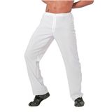 Witte verkleed feest broek voor heren - Seventies jaren 70 disco verkleedkleding