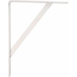 AMIG Plankdrager/planksteun van metaal - gelakt wit - H500 x B325 mm - boekenplank steunen - tot 185 kg