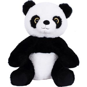 Pluche Speelgoed Knuffeldier Panda Beer van 25 cm - Dieren Knuffels - Cadeau Voor Kinderen