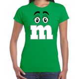 Bellatio Decorations verkleed t-shirt M voor dames - groen - carnaval/themafeest kostuum