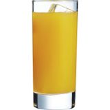 12x Stuks longdrink glazen transparant 290 ml - Glazen - Drinkglas/waterglas/longdrinkglas