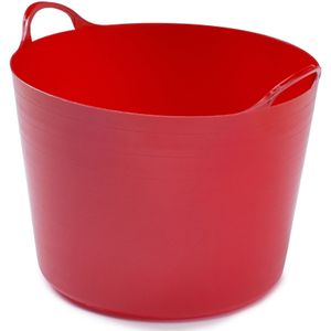 Whitefurze Flexibele emmer - 39 liter - Kunststof - Rood - 43 x 49 x 37 cm