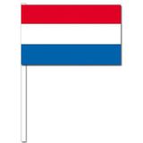 50 Nederlandse zwaaivlaggetjes 12 x 24 cm