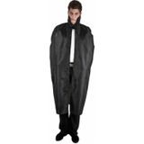 Halloween Dracula cape - voor volwassenen - zwart - L127 cm