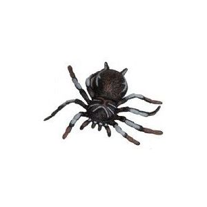 Horror nep decoratie spin Sebastiaan 13 cm - Halloween spinnen versiering - Elastische spin met lange poten