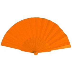 Spaanse Handwaaier oranje 23 cm