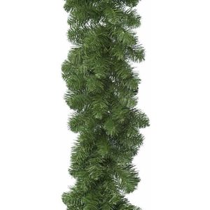 3x Kerstversiering dennen takken slinger 270 cm Imperial Pine - dennenslingers