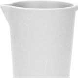 Excellent Houseware Schenkkan/waterkan - wit - 1500 ML - melamine - D10 x H21 cm