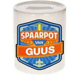 Kinder spaarpot voor Guus - keramiek - naam spaarpotten