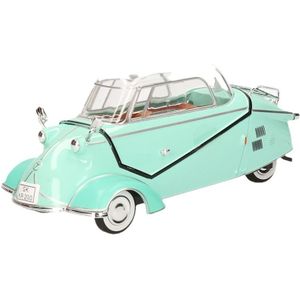 Modelauto Messerschmitt KR200 mintgroen 16 cm - speelgoed auto schaalmodel