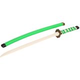 Groen ninja zwaard van plastic 60 cm