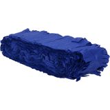 2x stuks feest/verjaardag versiering slingers donkerblauw 24 meter crepe papier - Feestartikelen