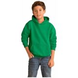 Groene capuchon sweater voor jongens