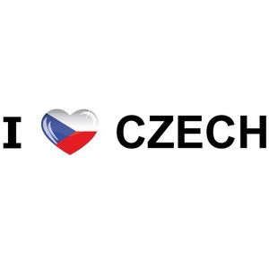 I Love Czech sticker
