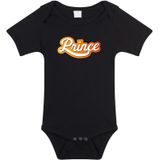 Prince Koningsdag romper zwart voor babys - Koningsdag rompertje / kleding / outfit