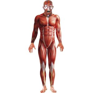 Anatomische man horror bodysuit