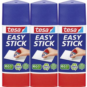 3x Tesa lijmstift driehoek 25 gram - Hobbymateriaal/knutselbenodigdheden - Lijmstiften - Plakken/lijmen - Knutselen - Knutsellijm voor kinderen/jongens/meisjes