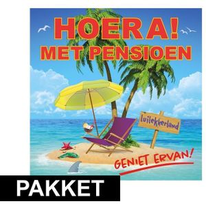 Pensioen versiering pakket