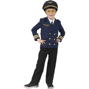 Piloten verkleed jasje voor kinderen - Carnavalskleding - verkleed accessoire voor kinderen