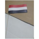 Holland zwaaivlaggetjes 39 cm per stuk - Nederlandse feestartikelen/versiering/handvlaggen