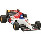 Modelauto Formule 1 Wagen Wit 10 cm - Speelgoed Race Auto Schaalmodel