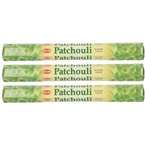 Wierook stokjes Patchouli 120x stuks - Anti stress - rustgevend -  geurstokjes