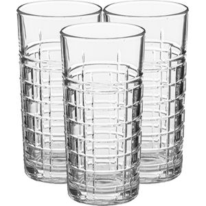 Secret de Gourmet longdrinkglazen - Nice - set 8x stuks - 300 ml - glas - luxe uitstraling