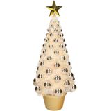 Complete kunstkerstboom met lichtjes en ballen goud - Kerstversiering - Kerstbomen - Kerstaccessoires - Kerstverlichting