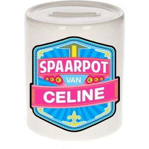 Kinder spaarpot voor Celine - keramiek - naam spaarpotten