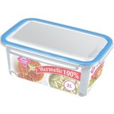 Diepvries/koelkast voedsel bewaarbakjes set van 8x stuks diverse formaten in 0.75 - 1.5 - 2 - 2.5 liter inhoud