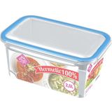 Diepvries/koelkast voedsel bewaarbakjes set van 8x stuks diverse formaten in 0.75 - 1.5 - 2 - 2.5 liter inhoud