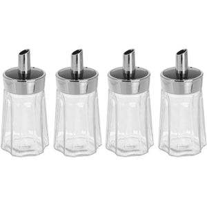 4x Suikerstrooiers/suikerdispensers 175 ml - Suikervaatjes voor horeca/restaurant