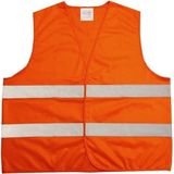 6x Oranje veiligheidsvest voor volwassenen - reflecterend vest