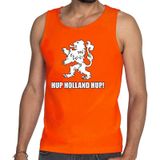 Nederland supporter tanktop / mouwloos shirt Hup Holland Hup oranje voor heren - landen kleding