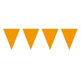 EK/ WK/ Koningsdag oranje versiering pakket met oa  50 meter xl oranje vlaggenlijnen/ vlaggetjes