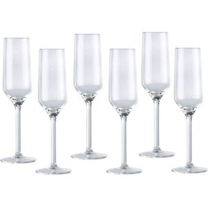 48x Champagneglas/glazen 22 centiliter - Drinkglazen