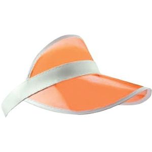 Oranje zonneklep petje/hoedje transparant - Carnaval/koningsdag verkleed hoeden