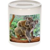 Dieren koala foto spaarpot 9 cm jongens en meisjes - Cadeau spaarpotten koalaberen liefhebber