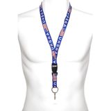 8x Keycords/lanyards USA - Verenigde staten van Amerika