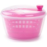 Slacentrifuge kunststof roze 4 liter 25 cm diameter - Handige keuken artikelen