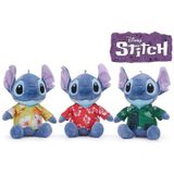 Disney pluche knuffel Stitch - Lilo and Stitch - Hawaii blouse groen - 30 cm - Bekende figuren