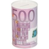 500 eurobiljet spaarpot 13 cm