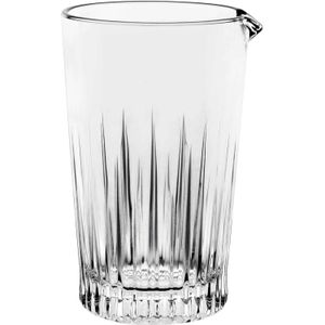 1x Luxe glazen water karaffen van 550 ml Optima- Sapkannen/waterkannen/schenkkannen