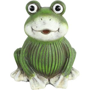 Countryfield Tuinbeeld decoratie kikker - Ultra Frog - kunststeen - H12 cm - groen