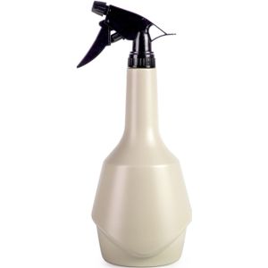 Plasticforte Plantenspuit met een inhoud van 950 ml - beige - verstuiver kop - 30 cm - kunststof