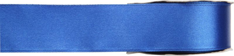 Hobby/decoratie sierlint - satijn - blauw - 1,5 cm/15 mm x 25 meter - cadeaulint