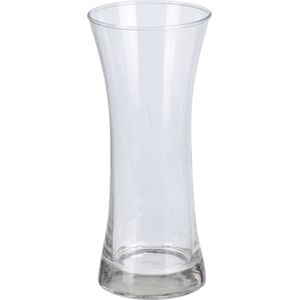 1x Glazen vaas/vazen 3 liter van 11 x 25 cm - Woondecoratie/accessoires - Home deco - Bloemenvazen - Glazen vazen voor bloemen en boeketten