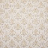 Atmosphera tafelloper - wit met gouden palmbladeren print-28 x 300 cm
